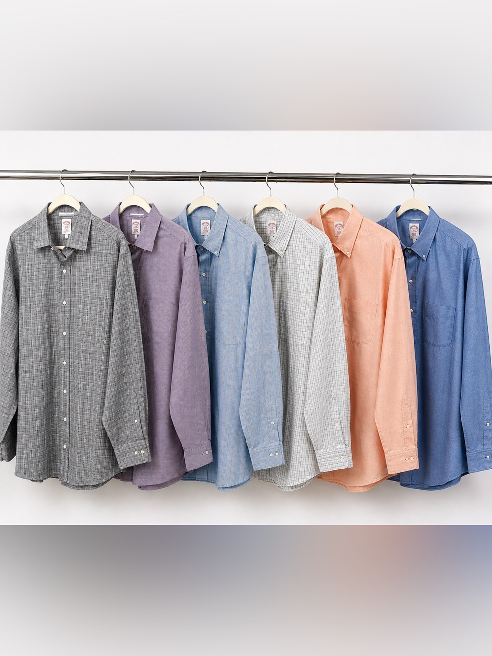 6 Brooks Brothers Button Down Dress Shirts